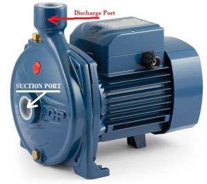 Identifying sucton and discharge ports