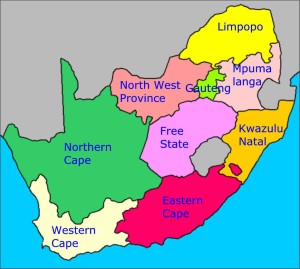 map of pumps South Africa distribution