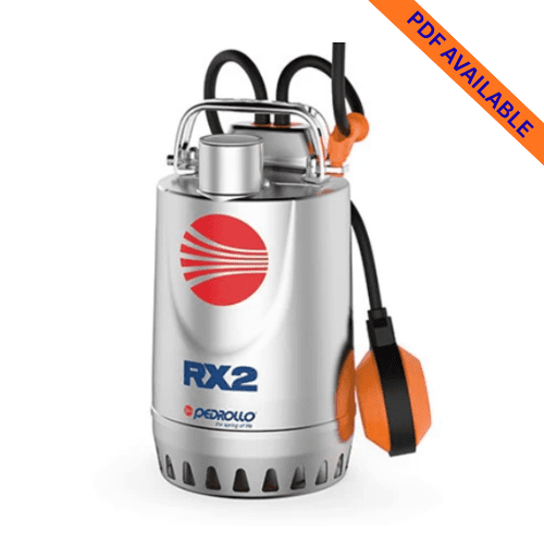 Pedrollo RX submersible water pump South Africa borehole and drainage pump